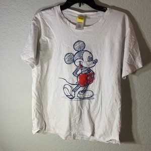 Disney brad white shirt with mickey